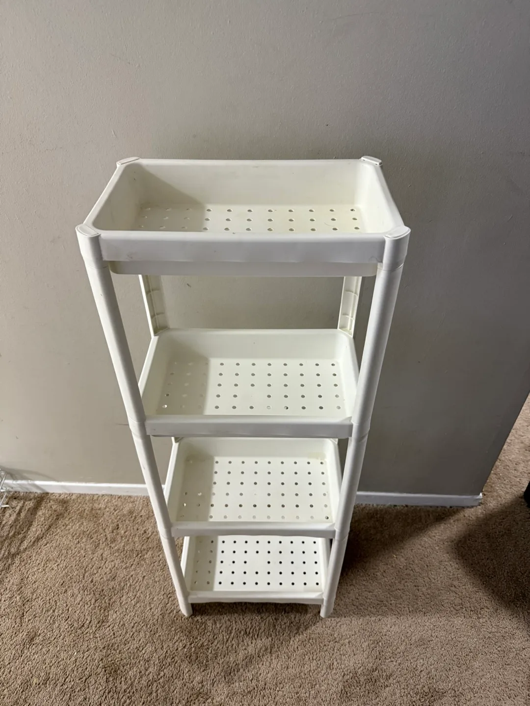 White 4-Tier Storage Shelf thumbnail