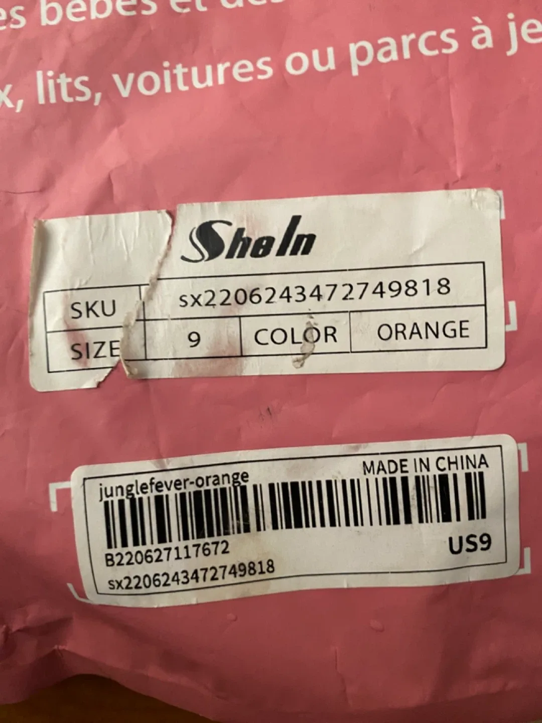 SheIn Orange Heels - Size 9🥕 thumbnail