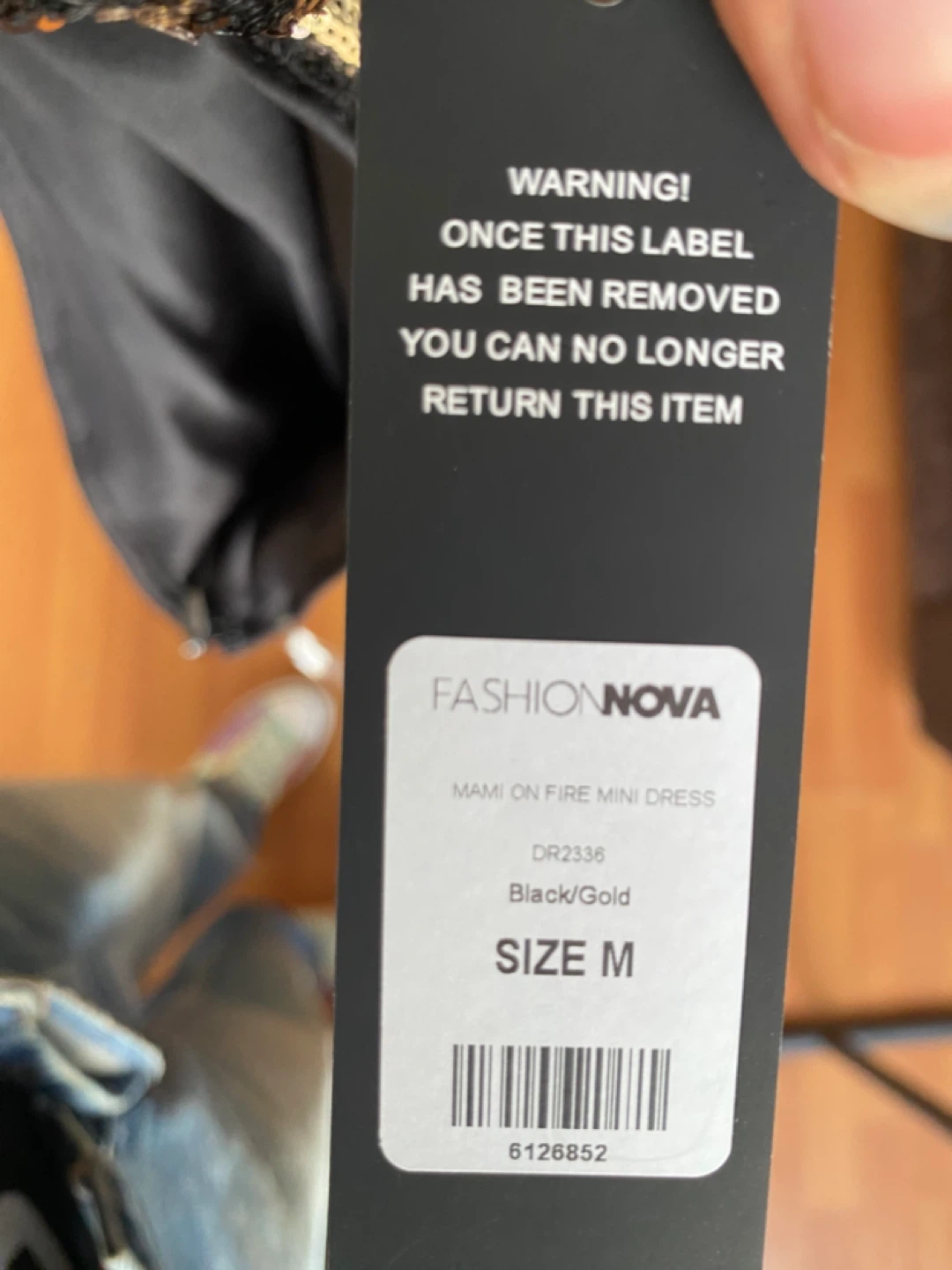Fashion Nova Mami On Fire Mini Dress - Size M - photo 4