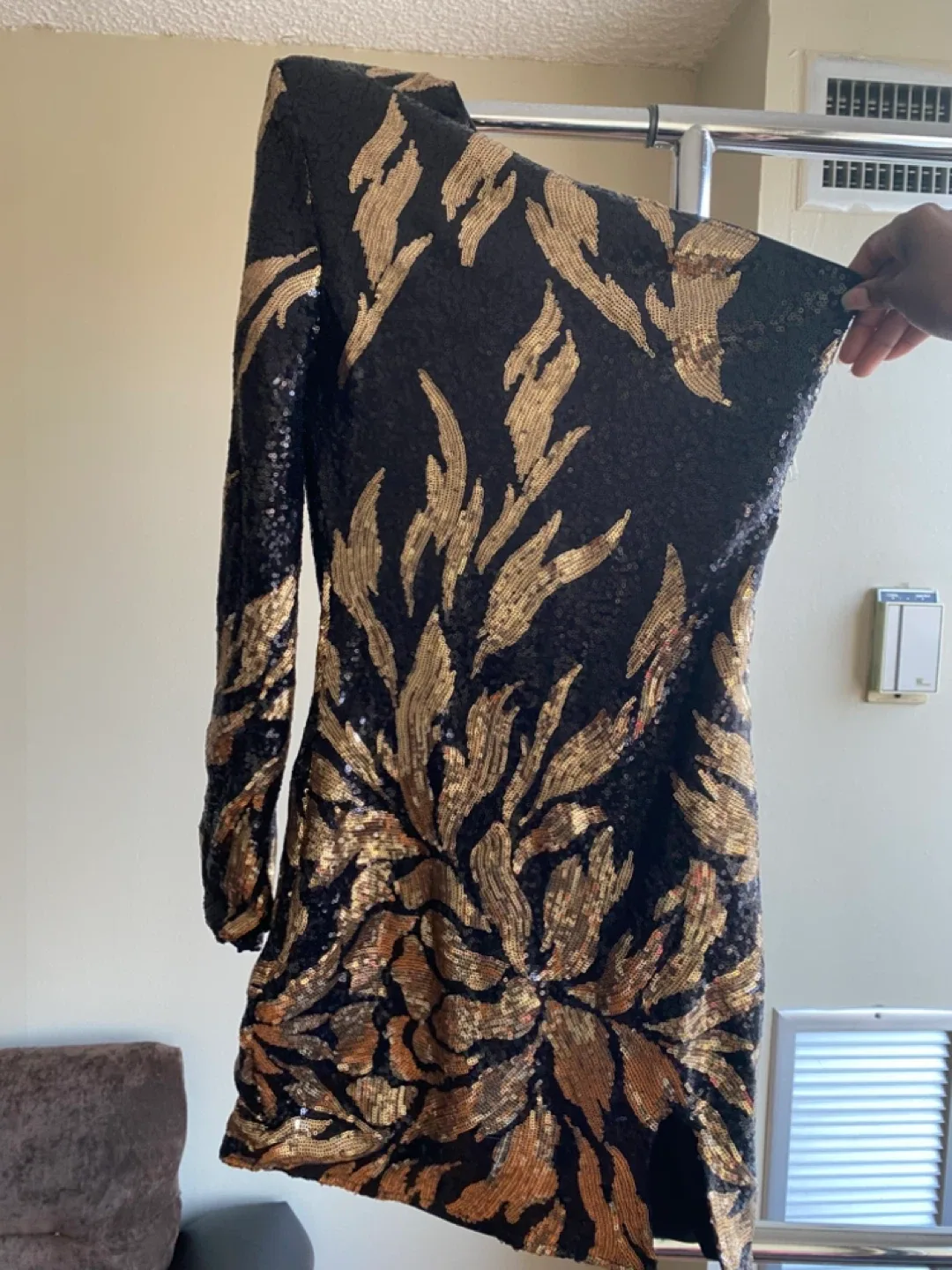 Fashion Nova Mami On Fire Mini Dress - Size M thumbnail