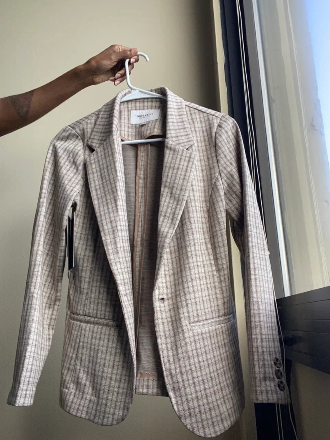 Liverpool Plaid Blazer - Size XS - New🥕 thumbnail