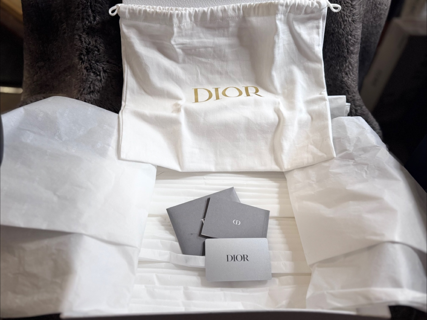 Dior Lady Dior Matte Black Diamond Motif Leather Handbag - photo 5