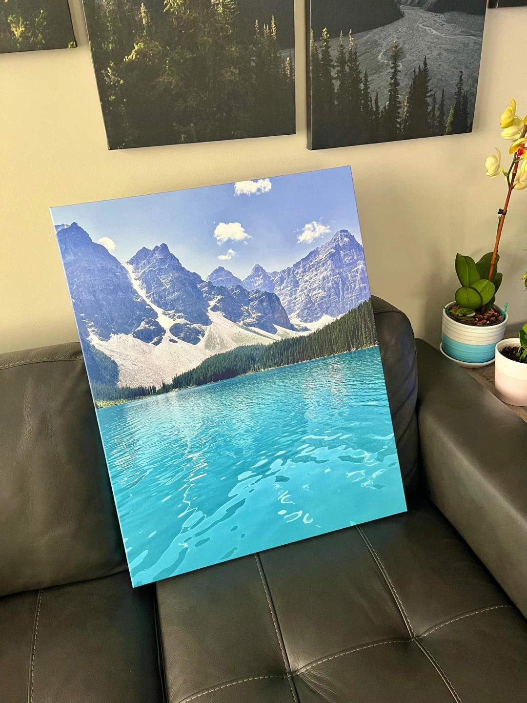 Moraine Lake & Valley of the Ten Peaks Canvas Print