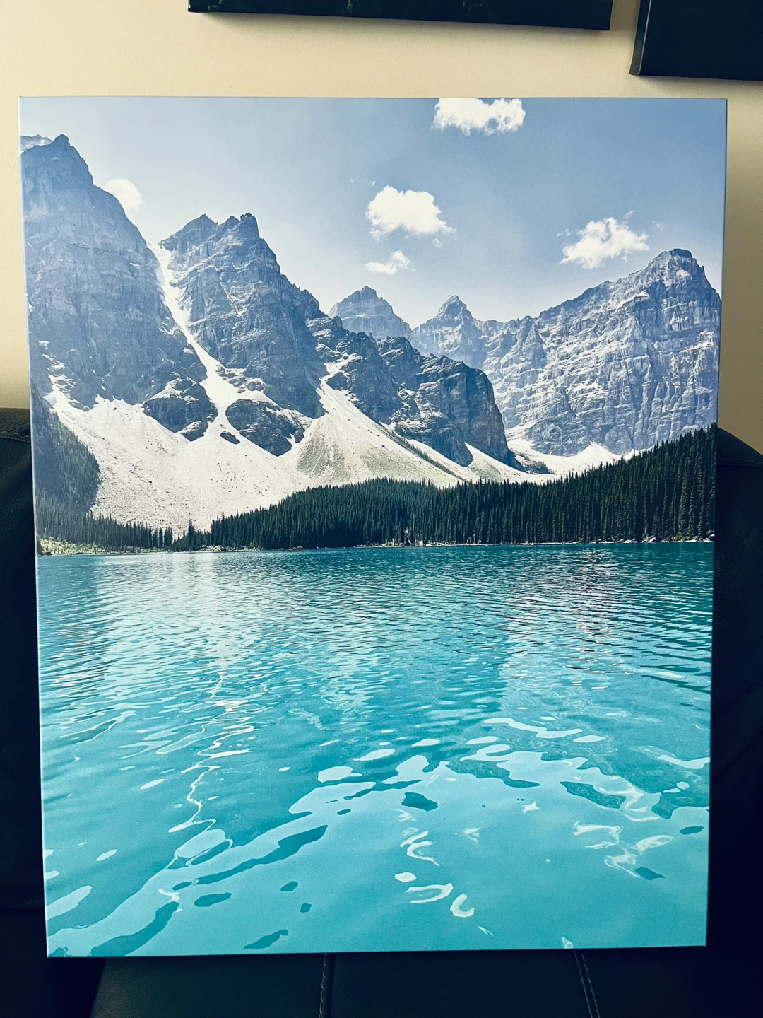 Moraine Lake & Valley of the Ten Peaks Canvas Print - photo 2