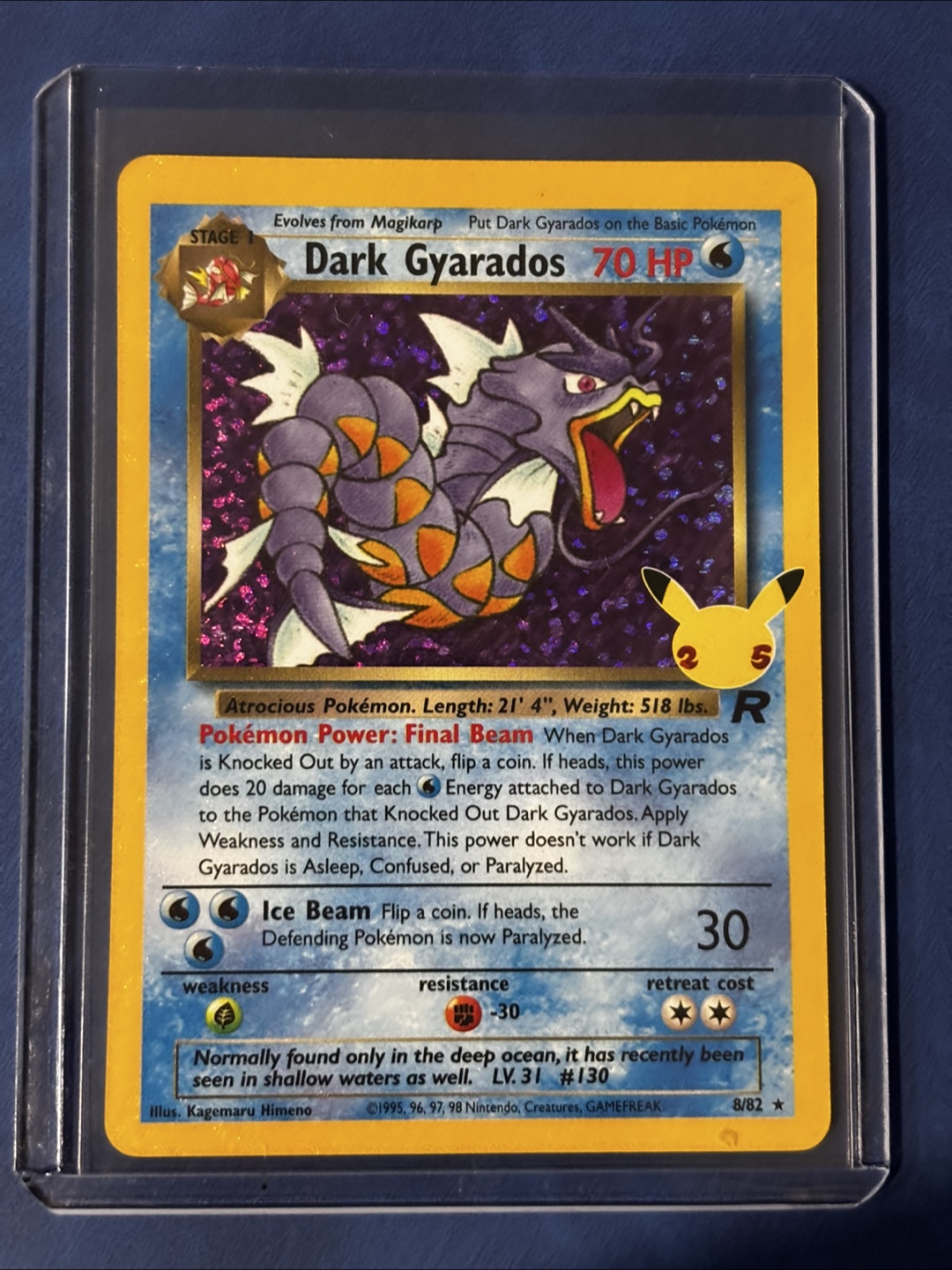 Dark Gyarados Pokemon Celebrations Holo