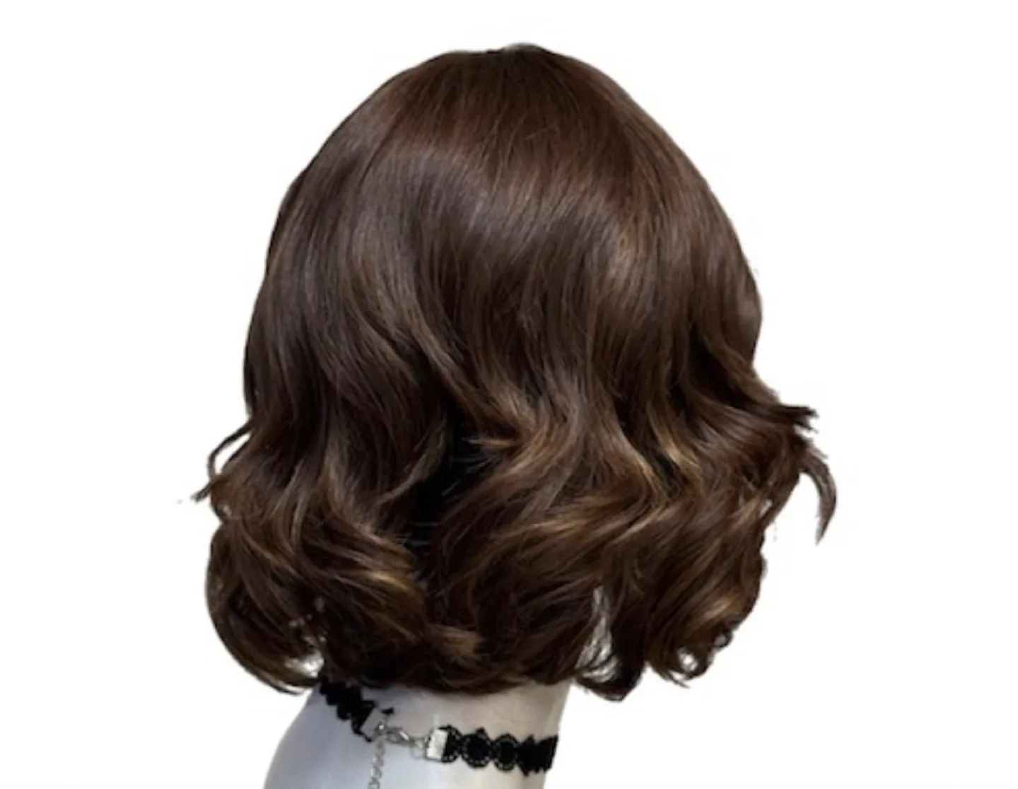 Brown Wig with Bangs image indicator(2)