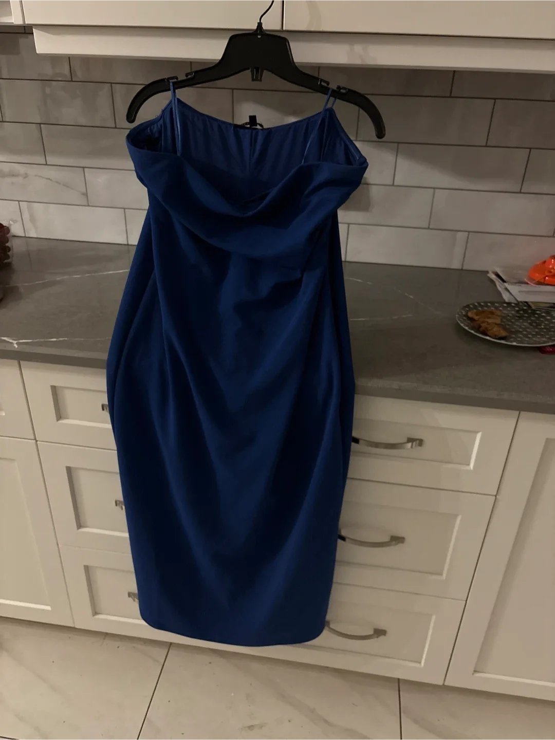 Dynamite strapless Blue Dress - Size XL thumbnail