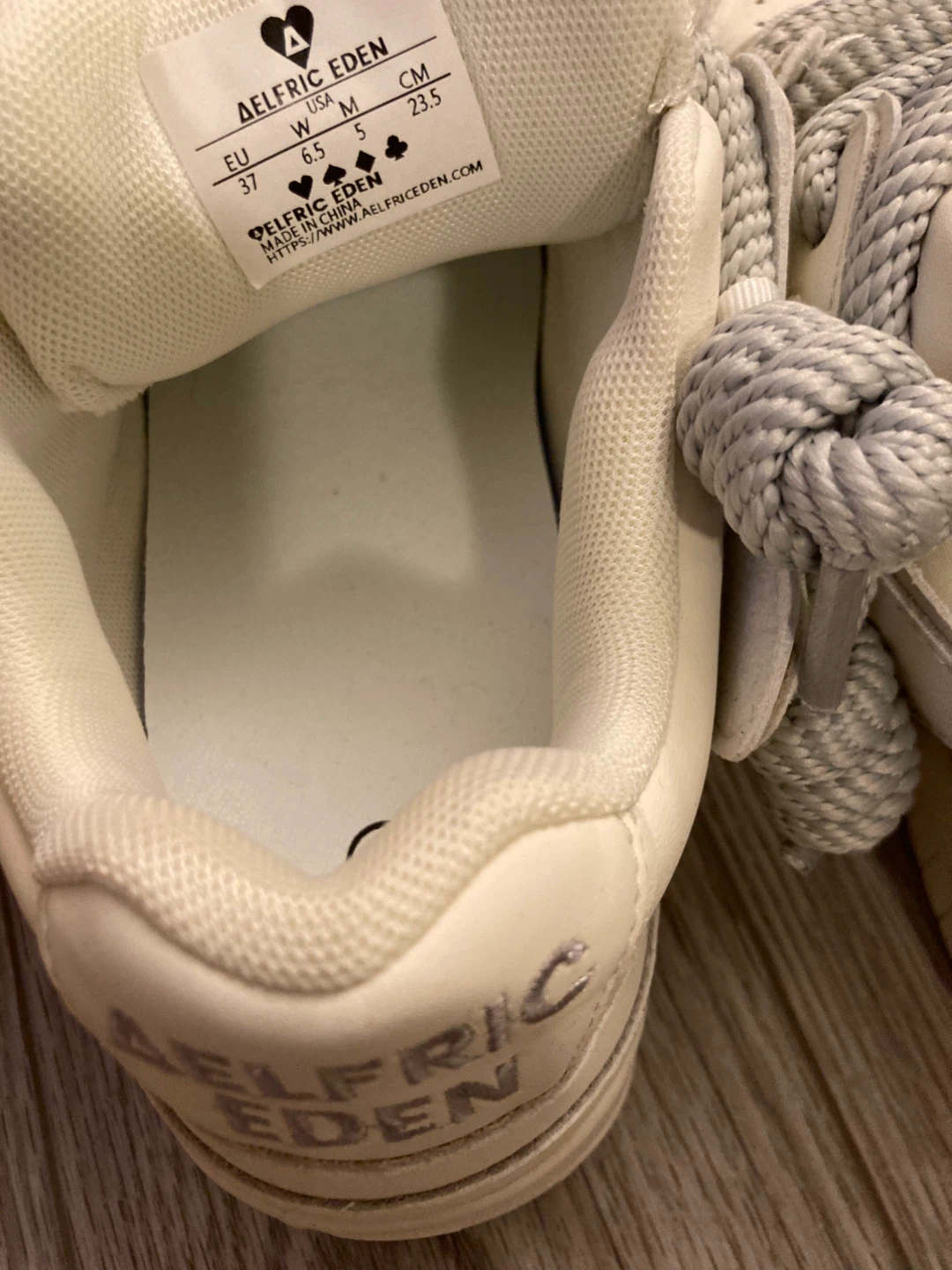 Aelfric Eden White Sneakers - Size 6.5 - photo 3