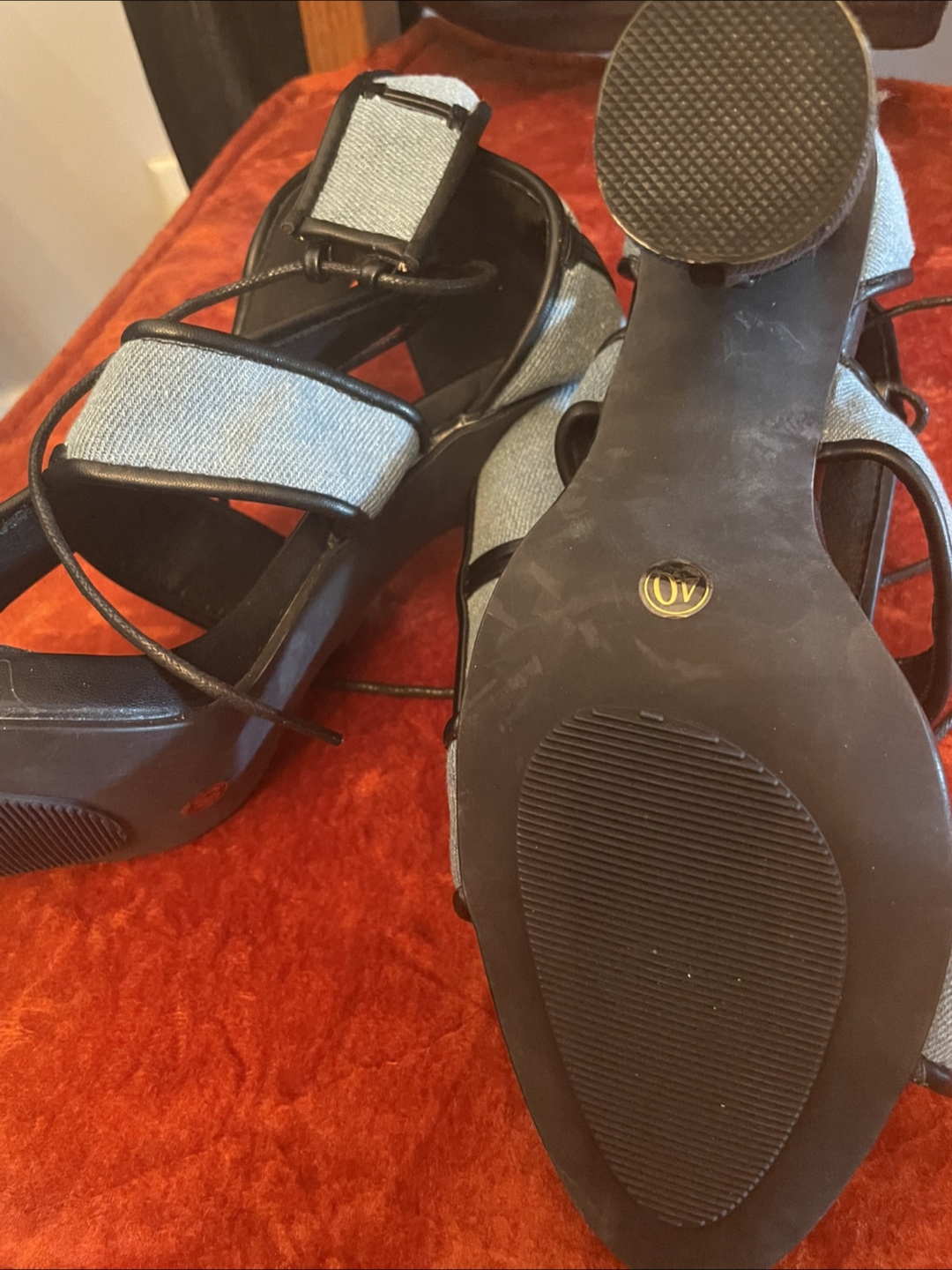 Tom Ford Denim Heels Size 10 - photo 3