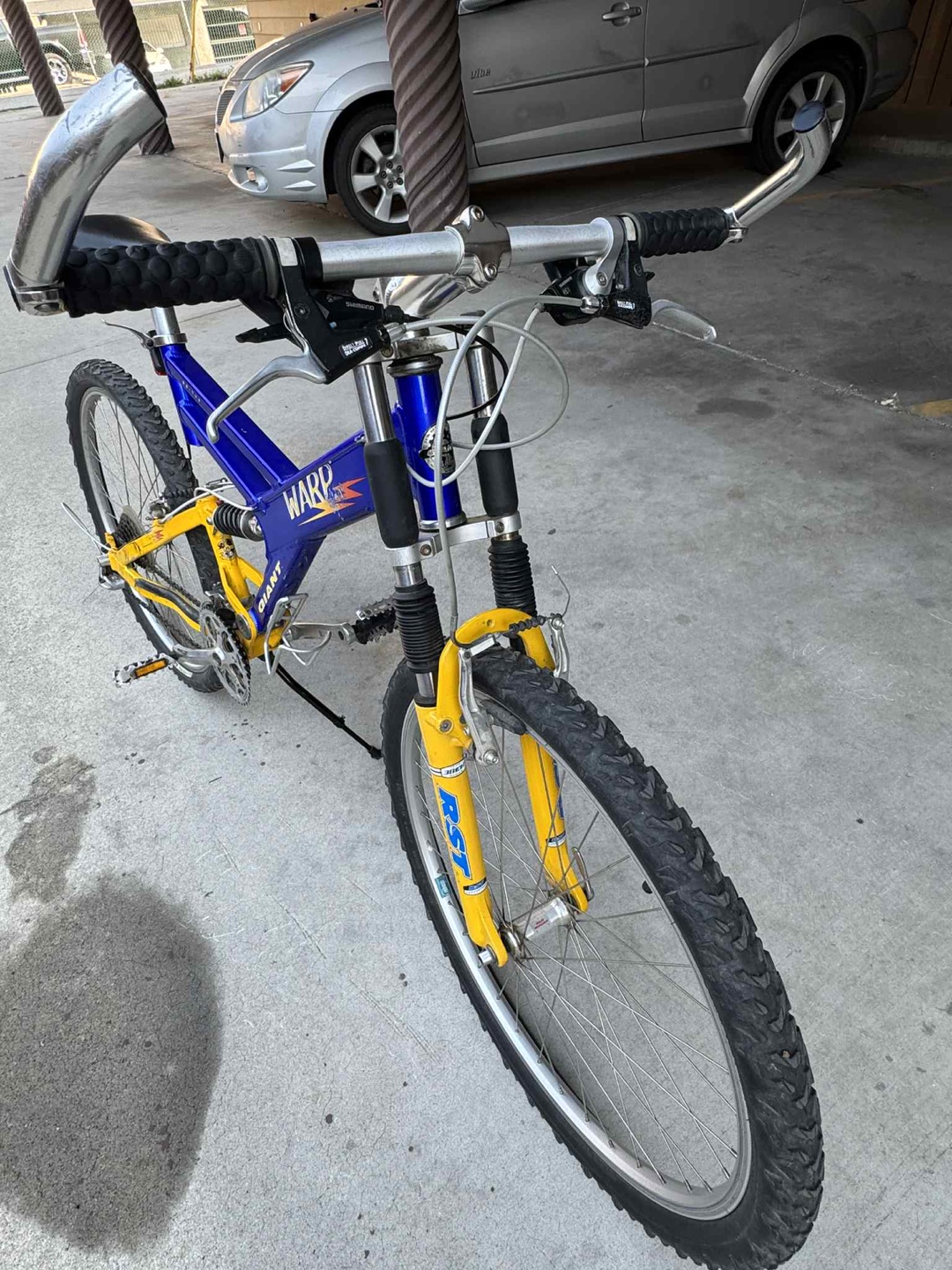 Giant Warp DS1 Mountain Bike - Blue & Yellow - photo 4