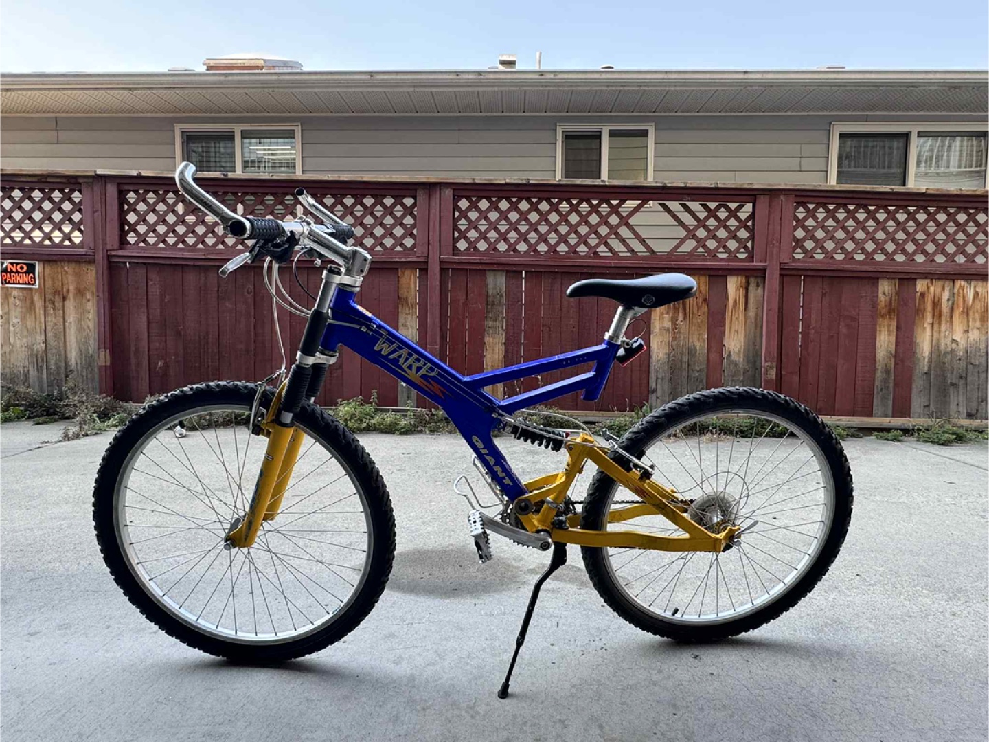 Giant Warp DS1 Mountain Bike - Blue & Yellow