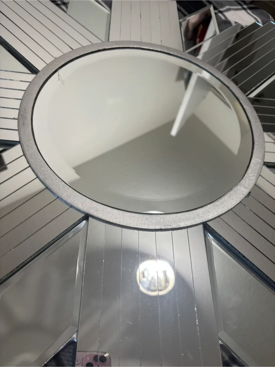 Silver Sunburst Mirror image indicator(3)