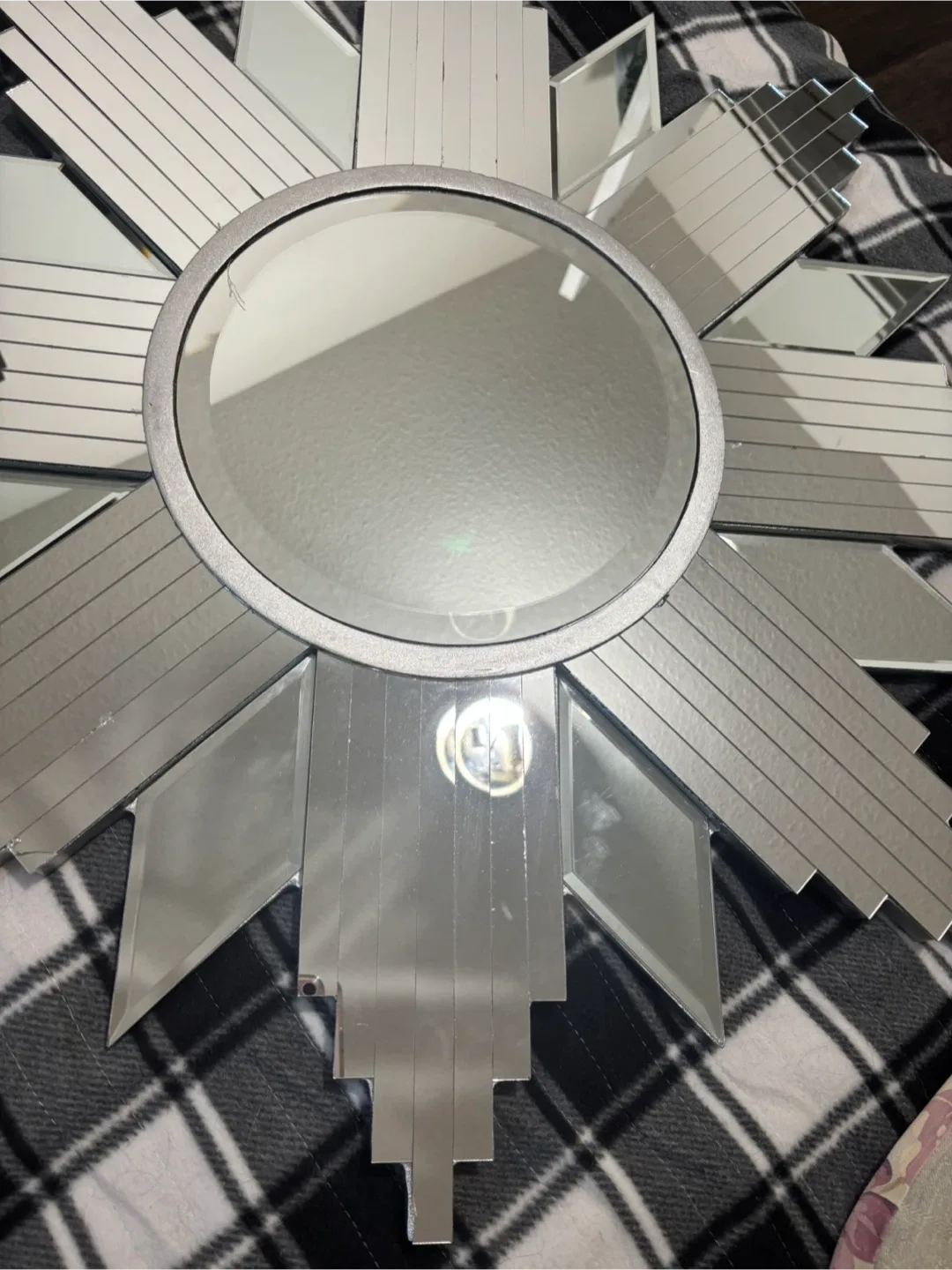 Silver Sunburst Mirror image indicator(2)