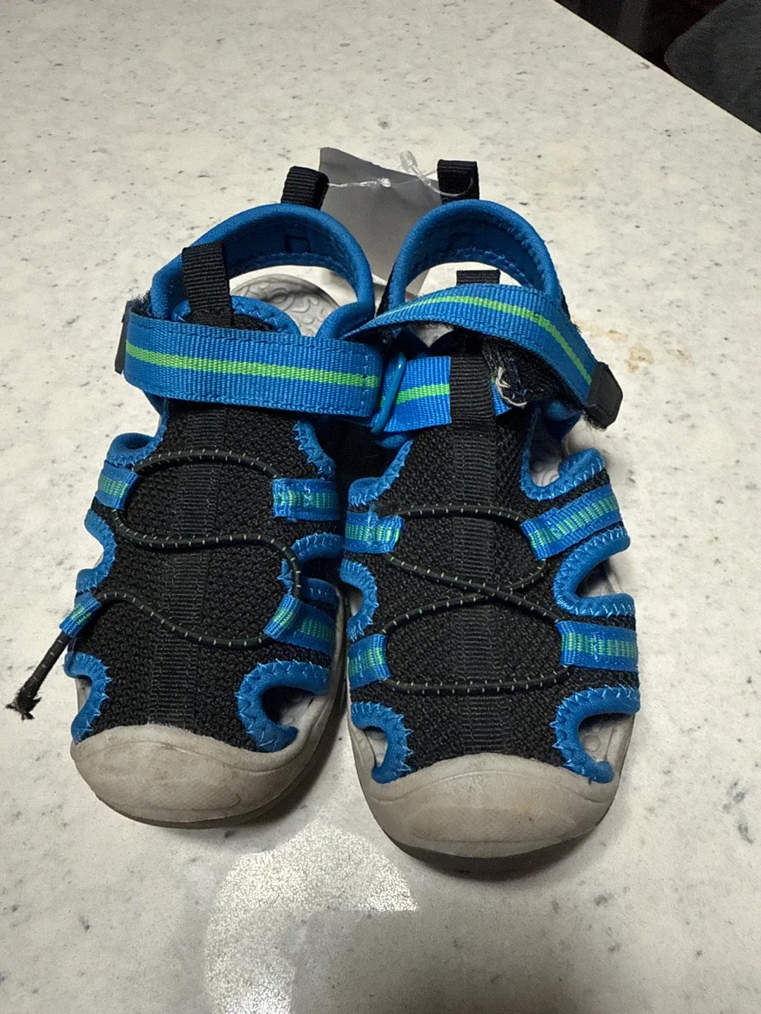 Kids' Blue & Black Sandals thumbnail