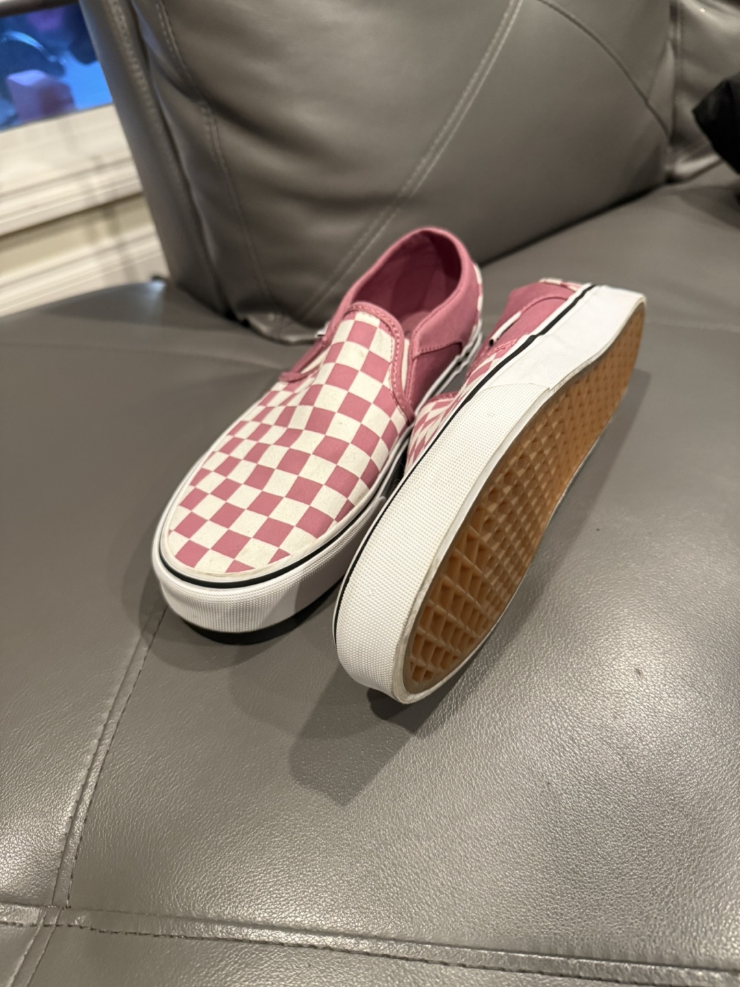 Vans- Checkers slip on - photo 3