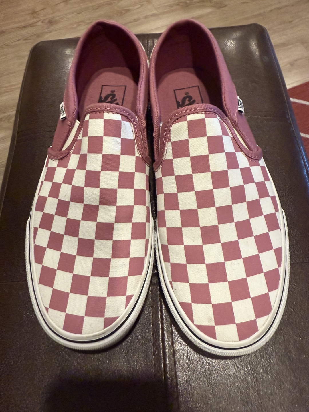 Vans- Checkers slip on