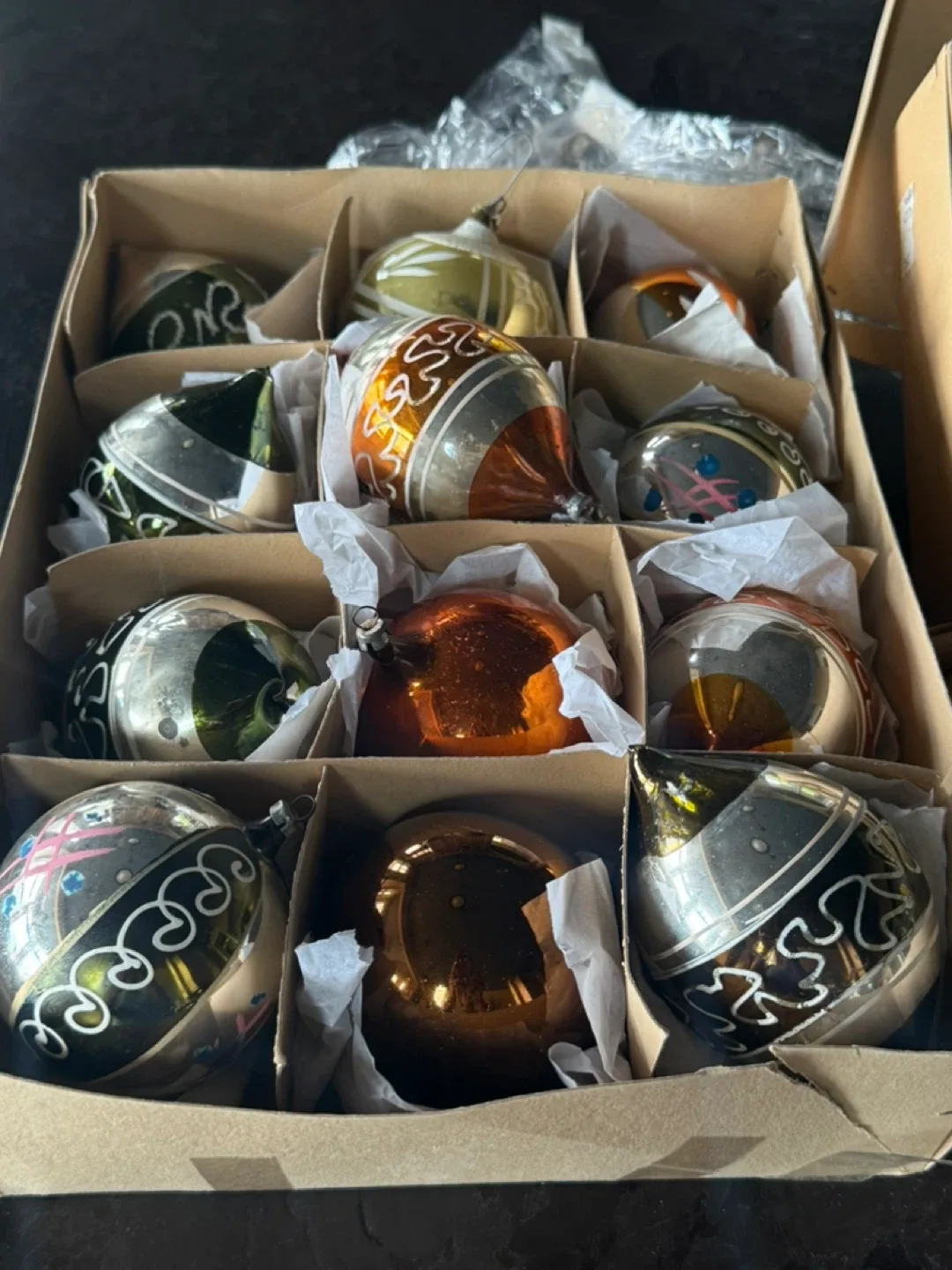 Vintage Christmas Ornaments - Set of 12 thumbnail