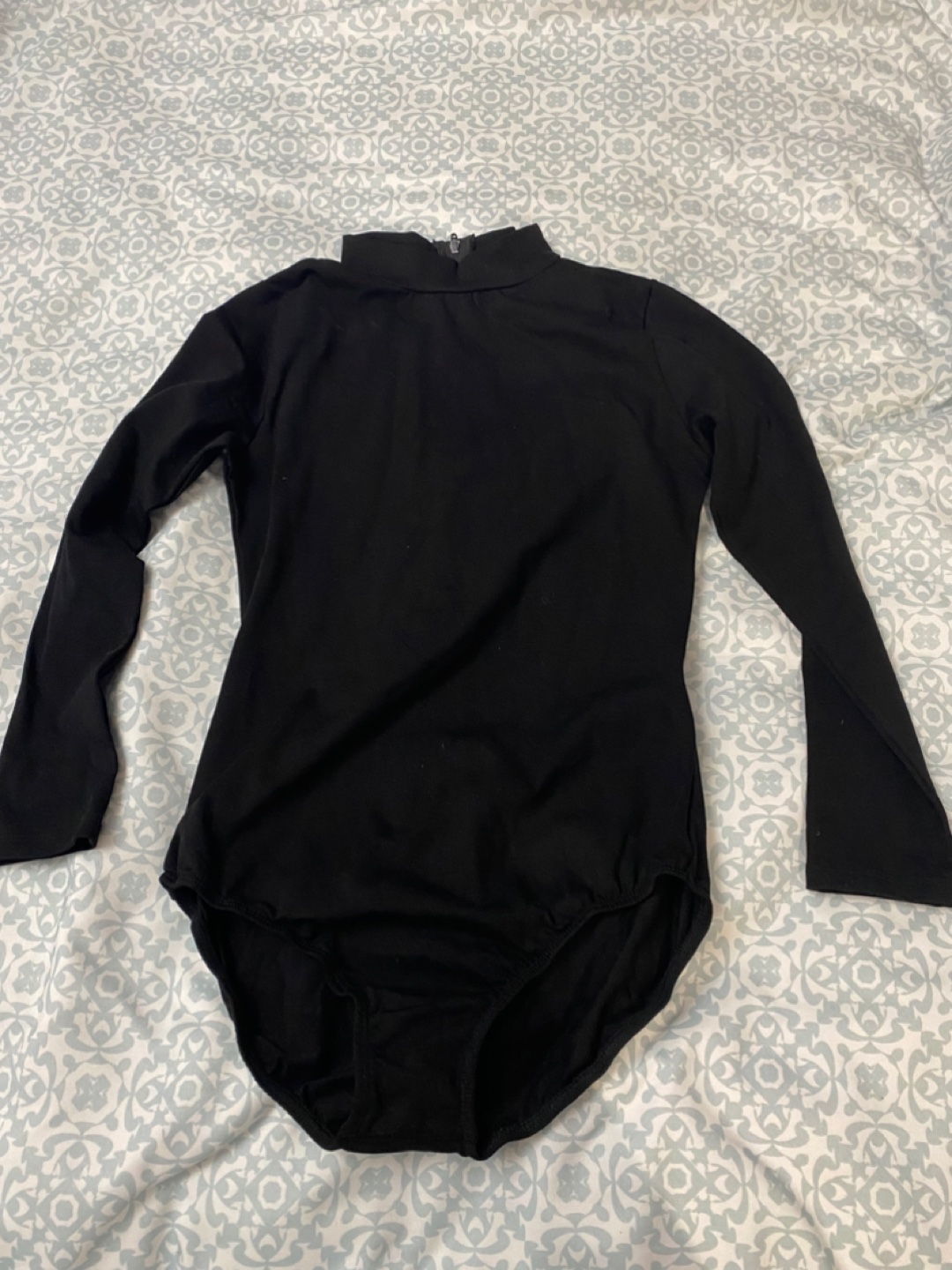 Black Leotard - Size XXL (US 10-12Y)