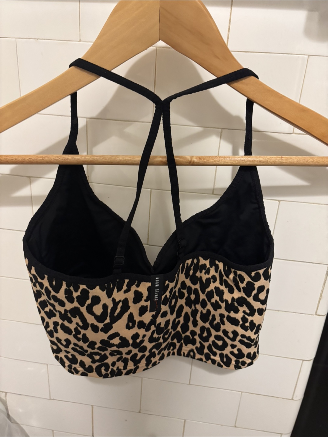 Adam Selman Sport Leopard Print Bra - Size S - photo 2