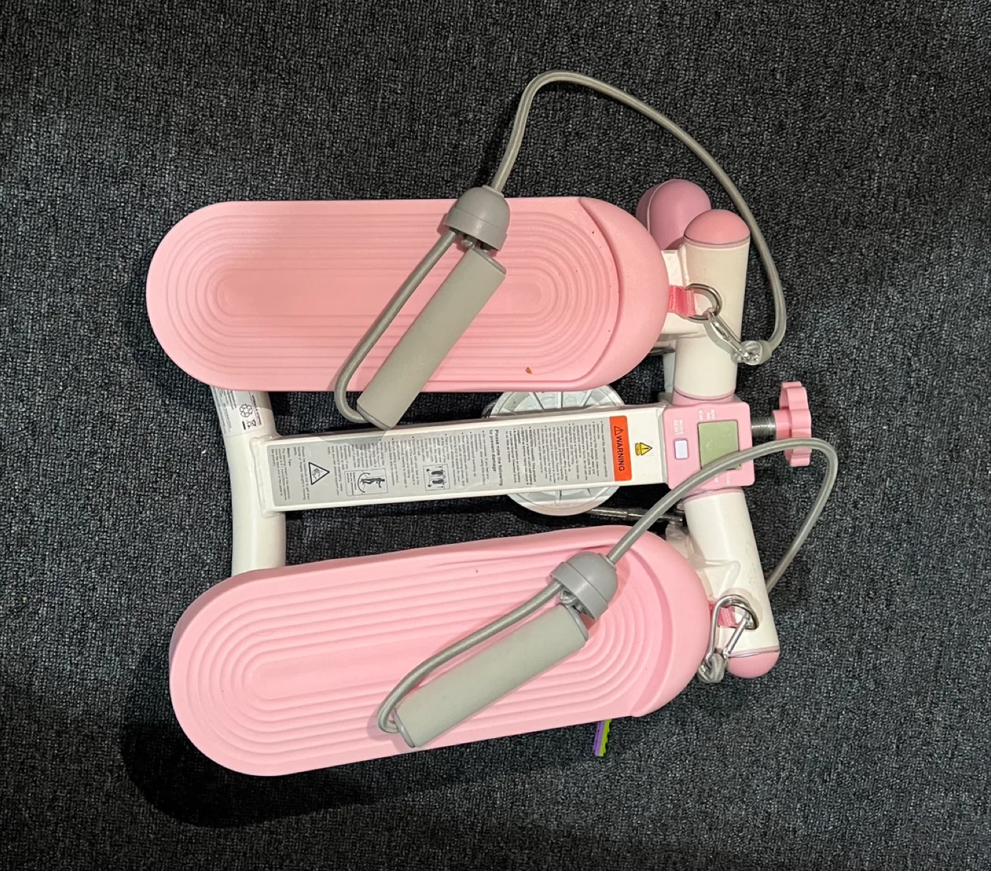 Merach Pink Mini Stepper with Resistance Bands 🥕 image indicator(2)