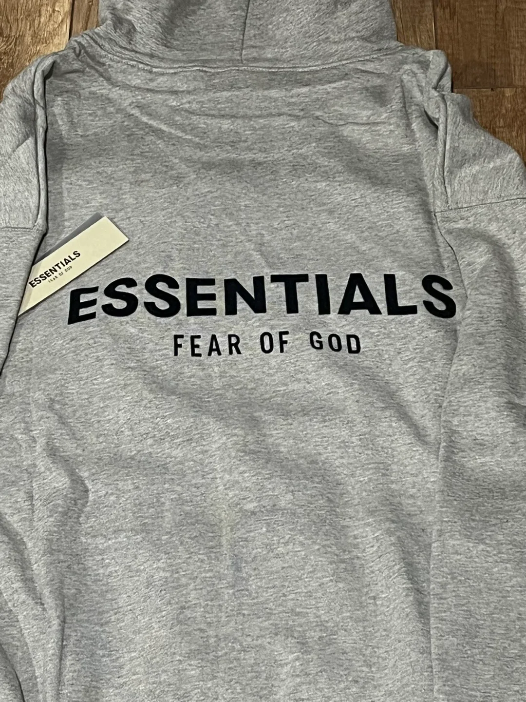 Essentials Dark Oatmeal Hoodie (Size S-L) image indicator(4)