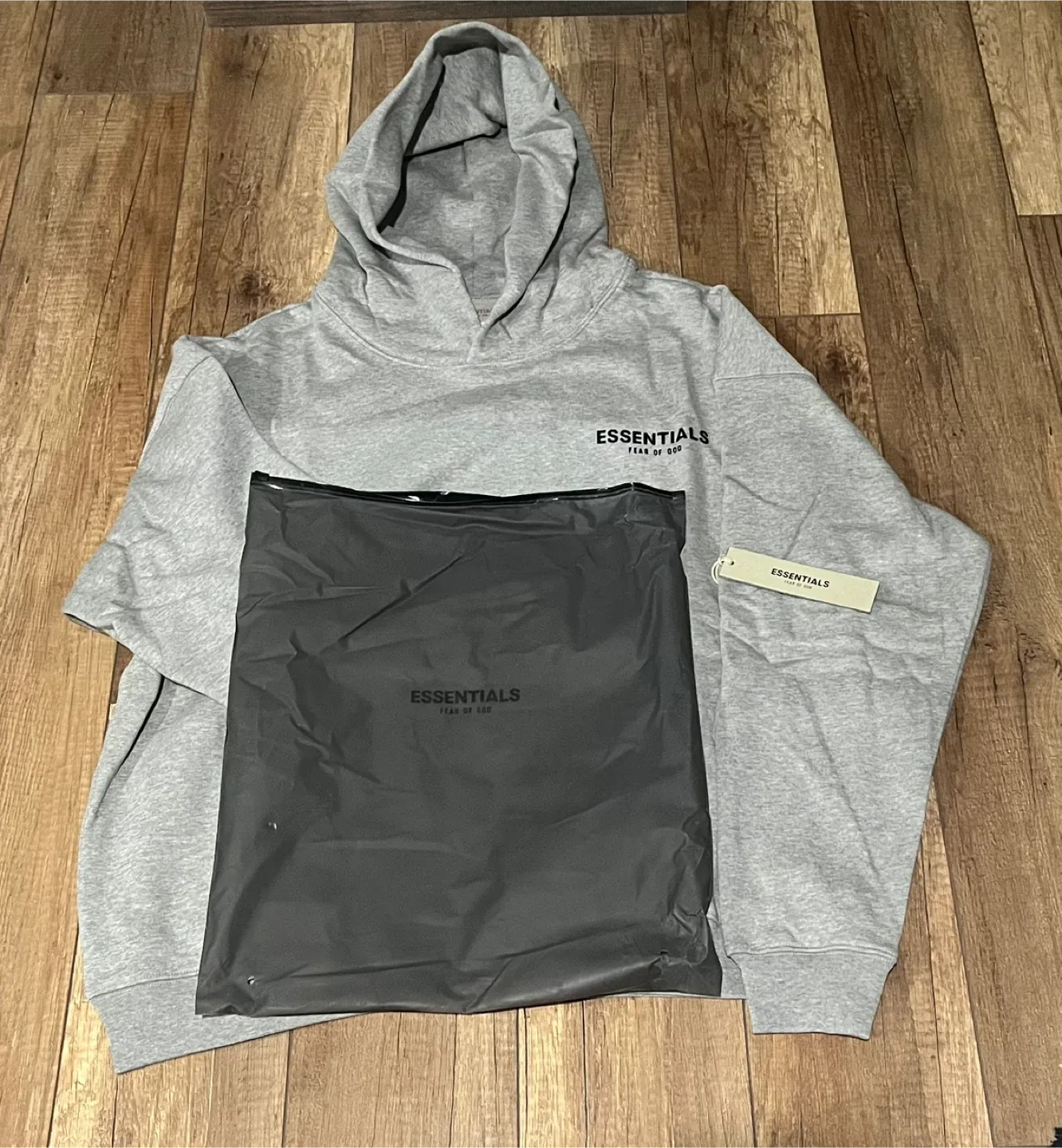 Essentials Dark Oatmeal Hoodie (Size S-L) image indicator(9)