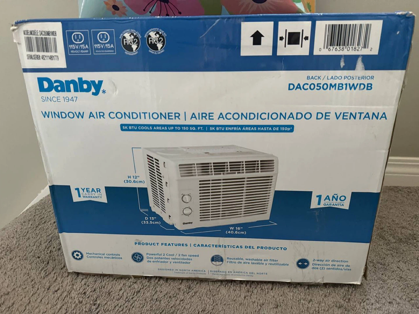 Danby 5K BTU Window Air Conditioner - DAC050MB1WDB
