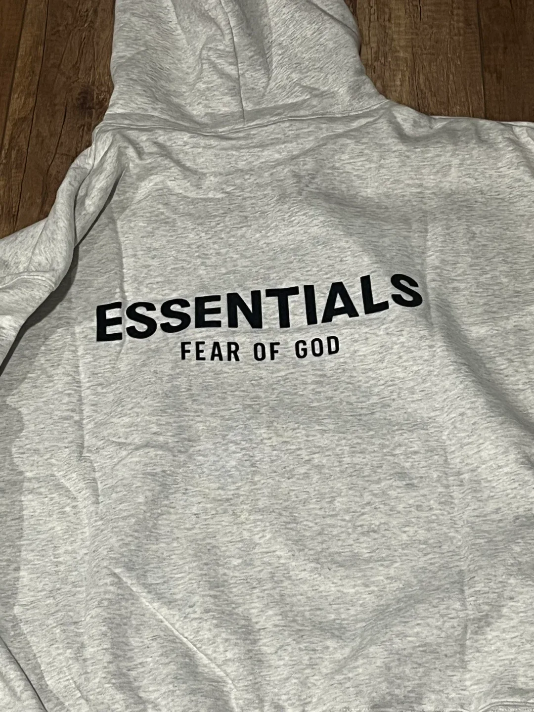 Essentials Light Oatmeal Hoodie (Size S-L) image indicator(5)