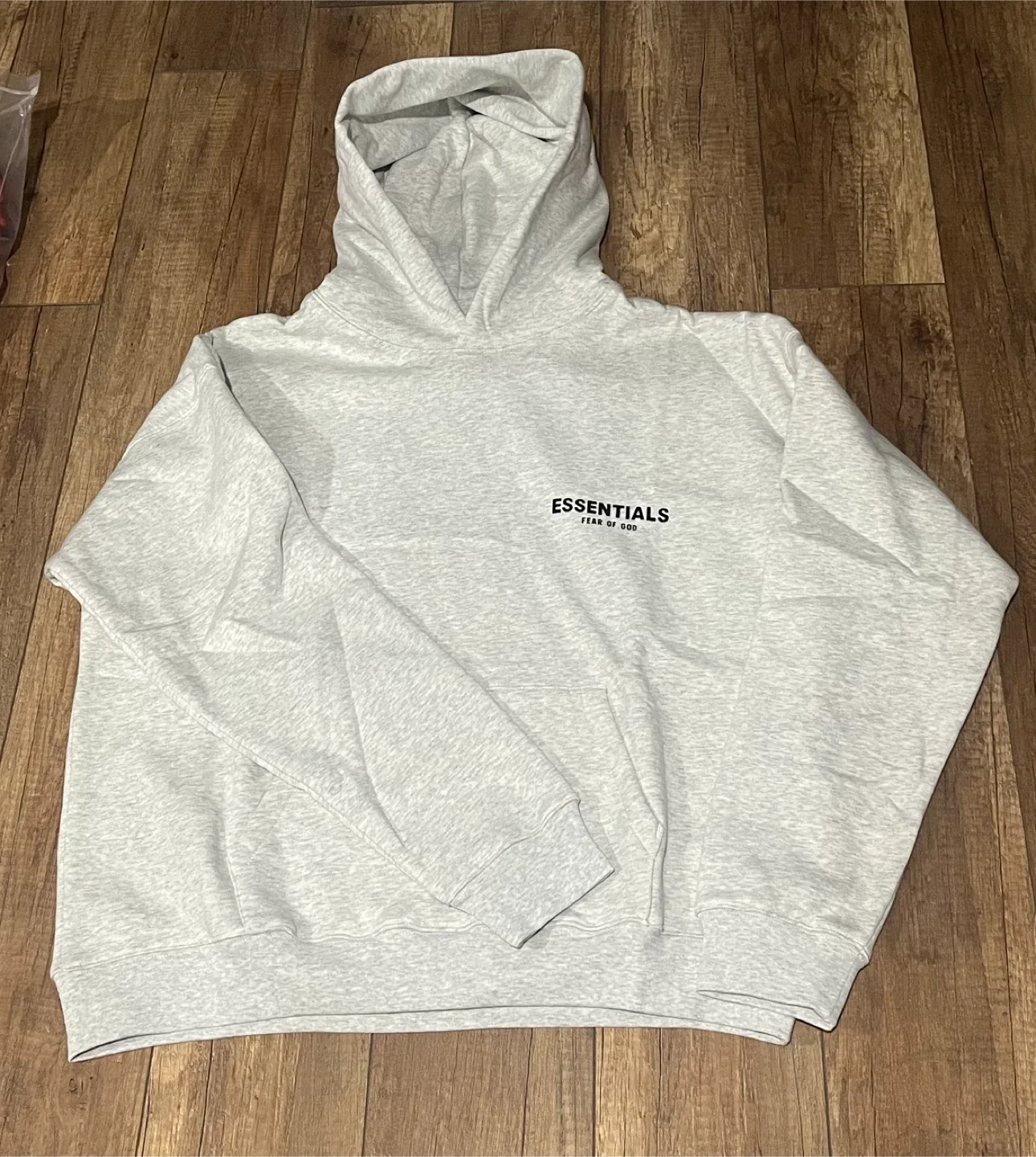 Essentials Light Oatmeal Hoodie (Size S-L) image indicator(2)