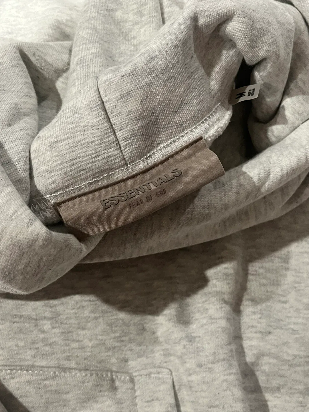 Essentials Light Oatmeal Hoodie (Size S-L) image indicator(8)
