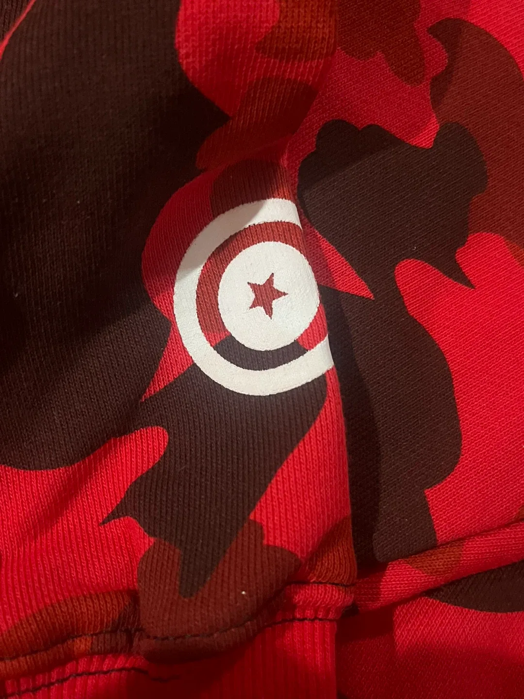 BAPE Red Zipper Hoodie image indicator(4)
