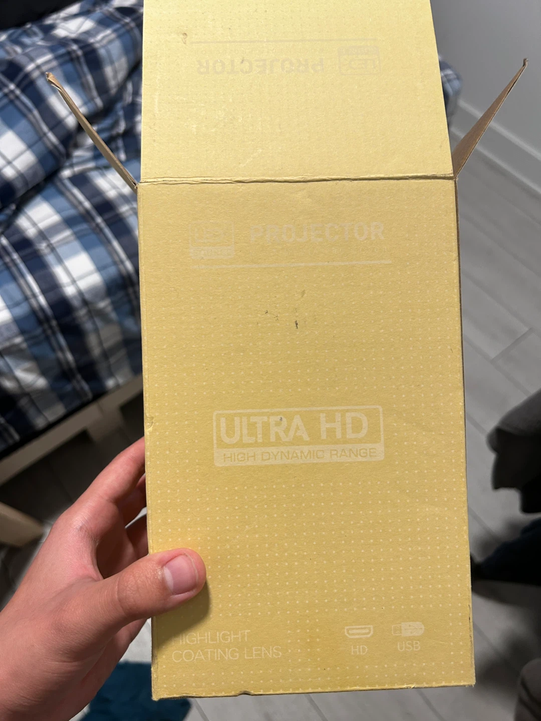 🥕 LED Projector 4k /Ultra HD /1080p with remote - photo 5