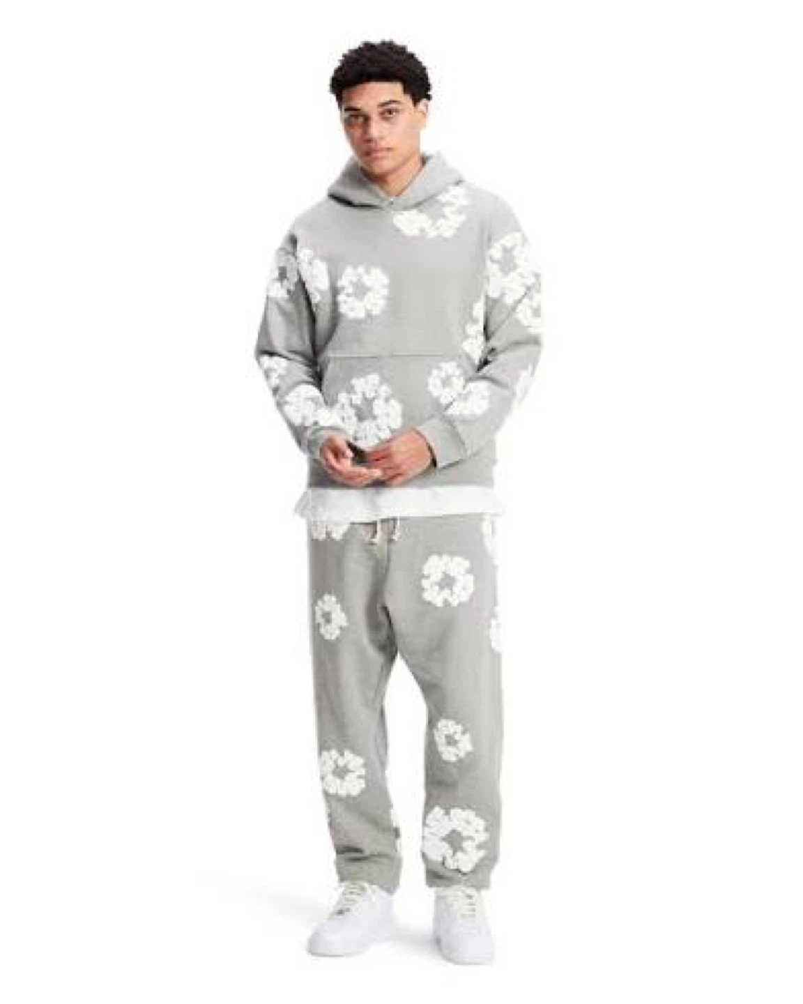 Gray Denim Tears Set