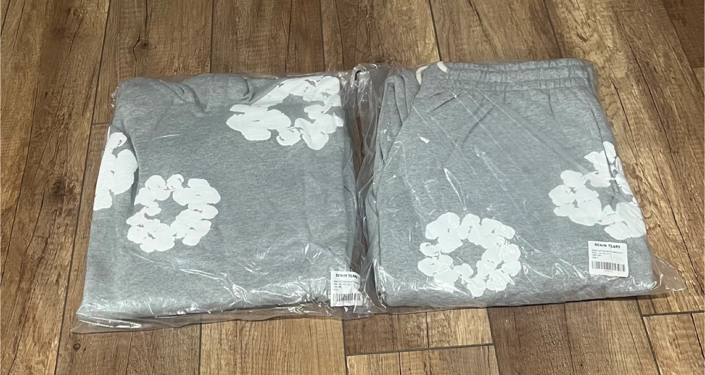 Gray Denim Tears Set - photo 2