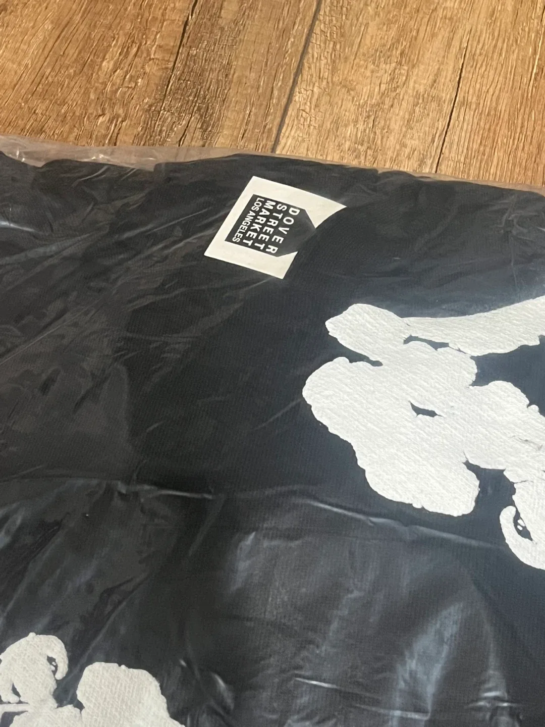 Denim Tear Black  Hoodie + Sweats Set (Medium) image indicator(5)