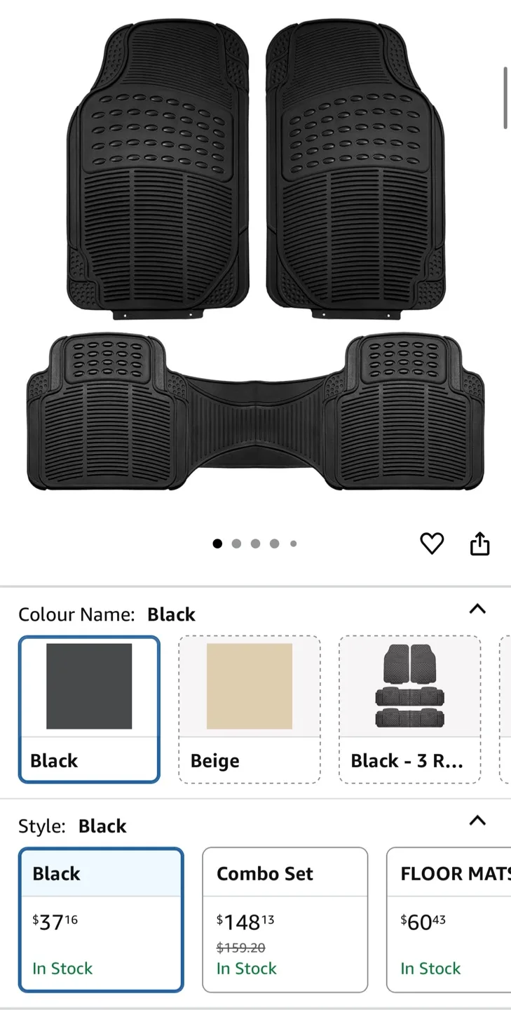 Universal Floor Mats CAR/SUV/TRUCK image indicator(2)