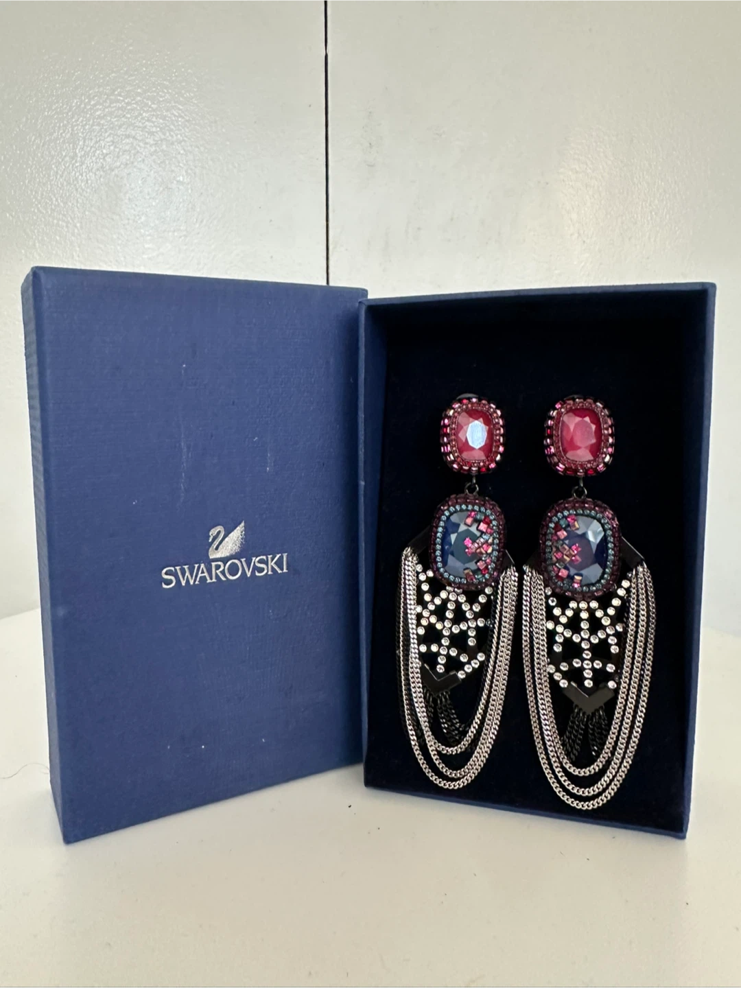 Swarovski Earrings with Box