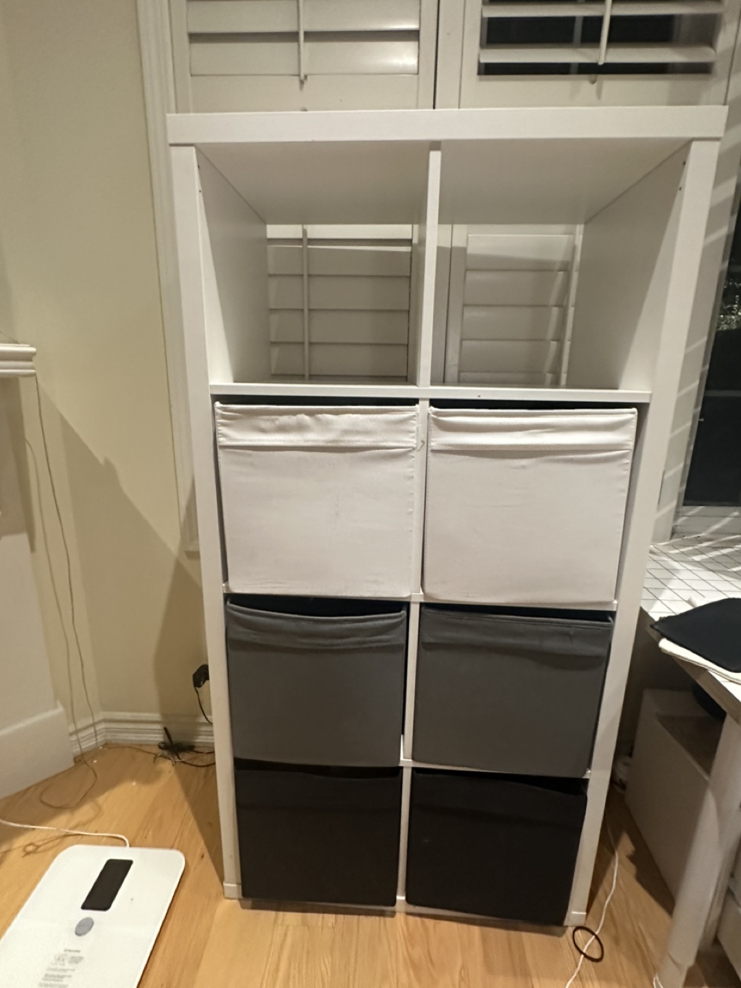 IKEA Kallax Shelf Unit with 6 Inserts