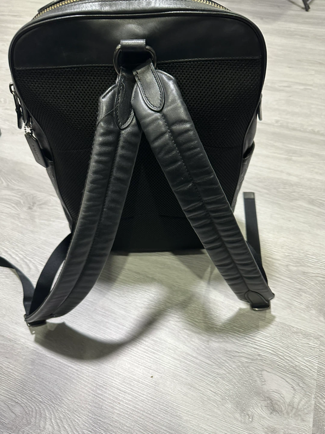 Coach Black Leather Backpack - photo 4