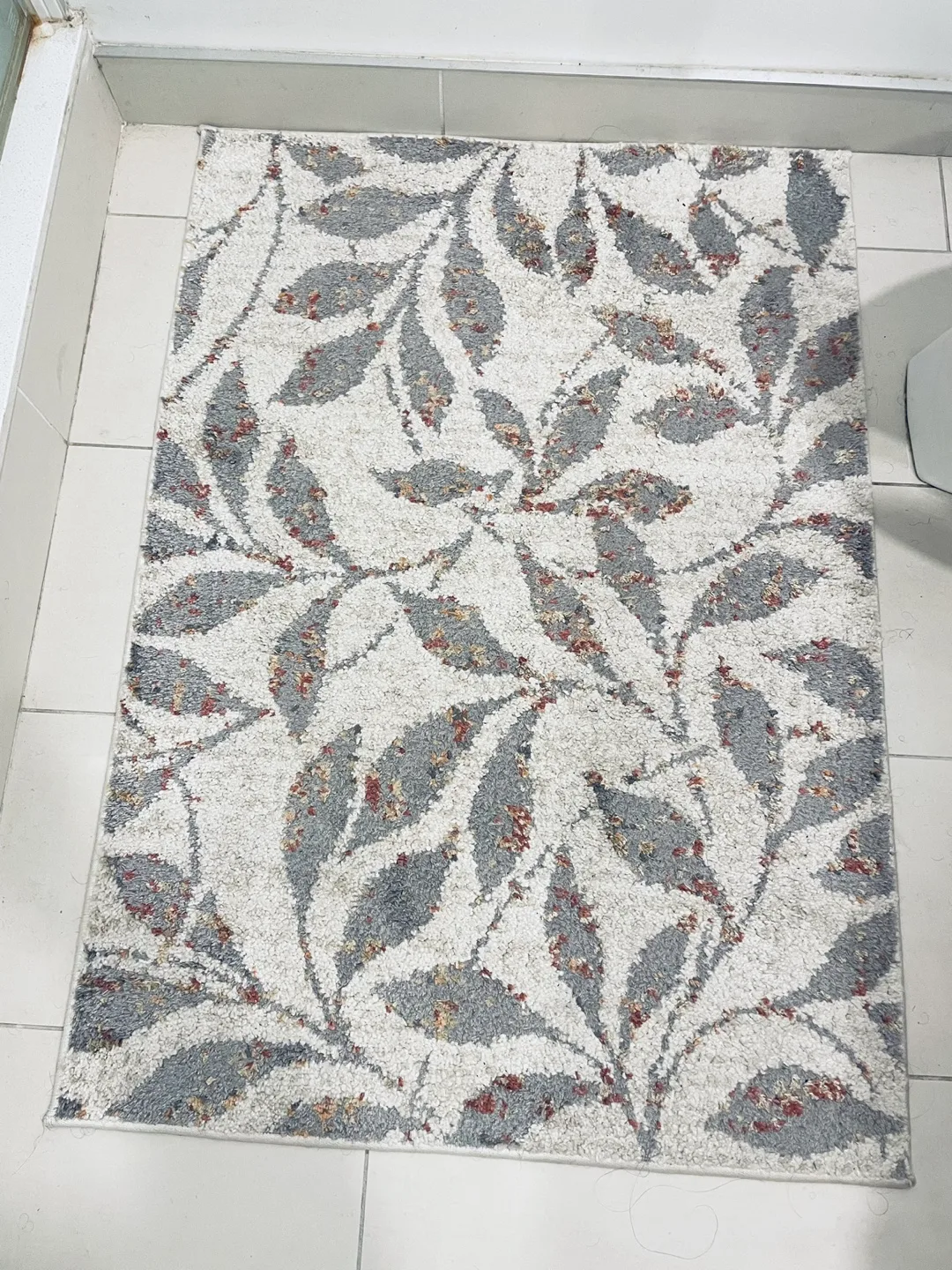 [Saturday Move out Sale] Leaf Patterned Area Rug 🥕