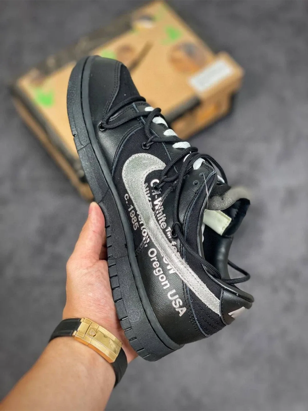 Nike Dunk Low Off-White Black image indicator(2)