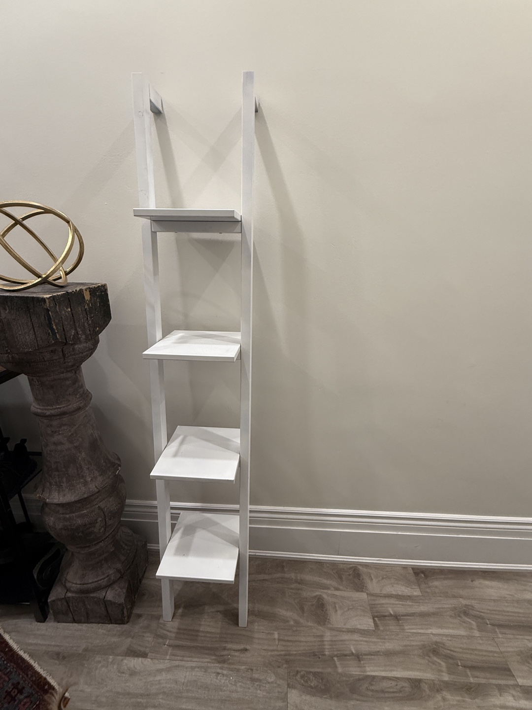 White Ladder Shelf