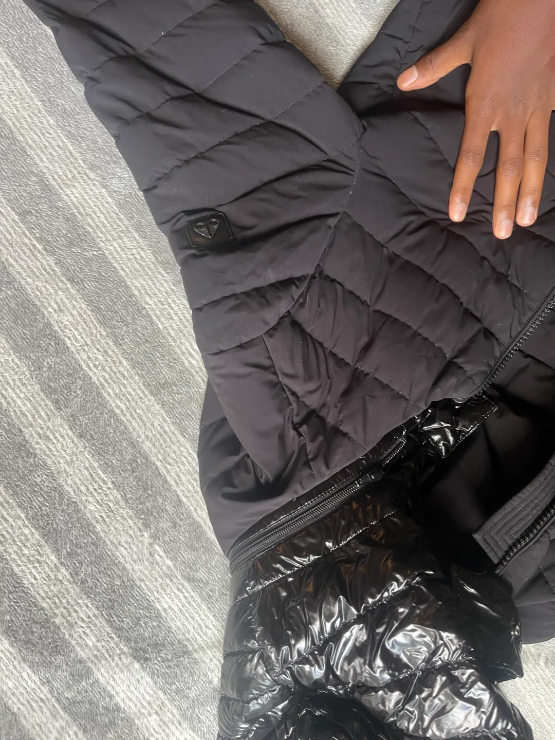 Moose Knuckles Black Puffer Jacket Size M image indicator(3)