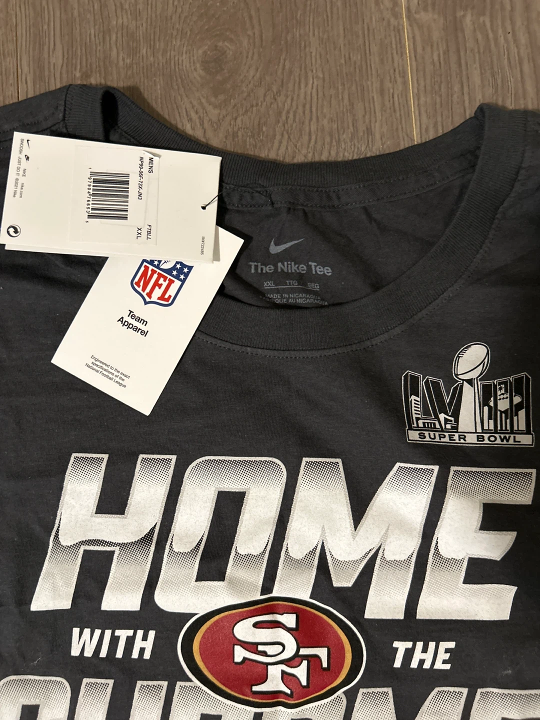 Nike 49ers Super Bowl LVIII Champions T-Shirt XXL - photo 2