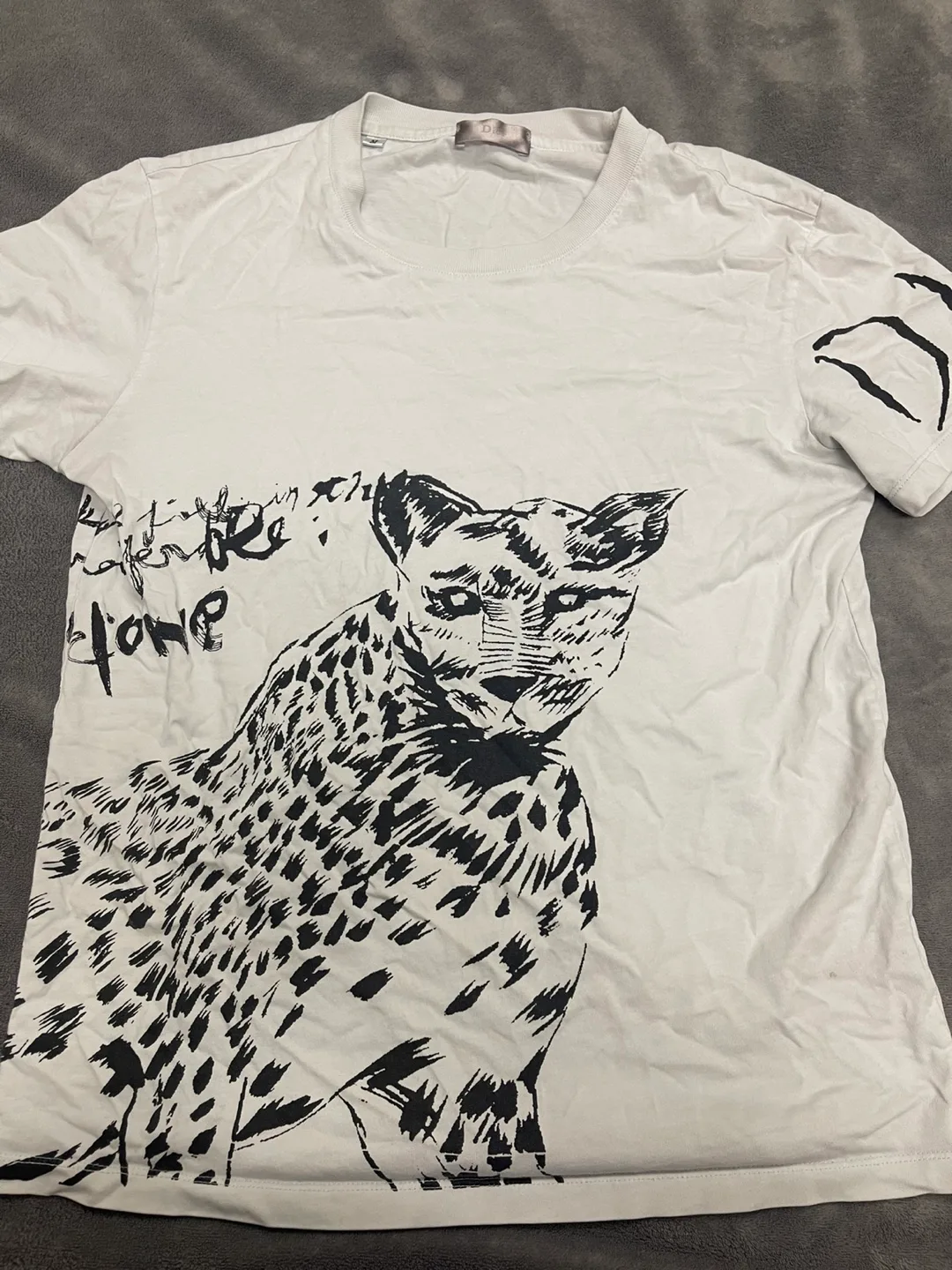 Dior White T-Shirt - Size M thumbnail