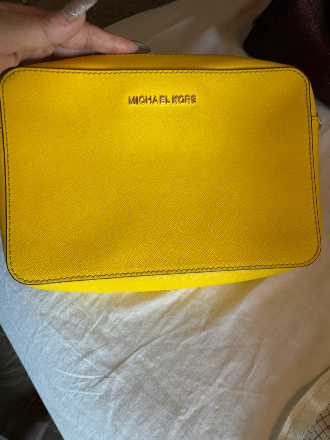 Michael Kors Yellow Crossbody Bag thumbnail