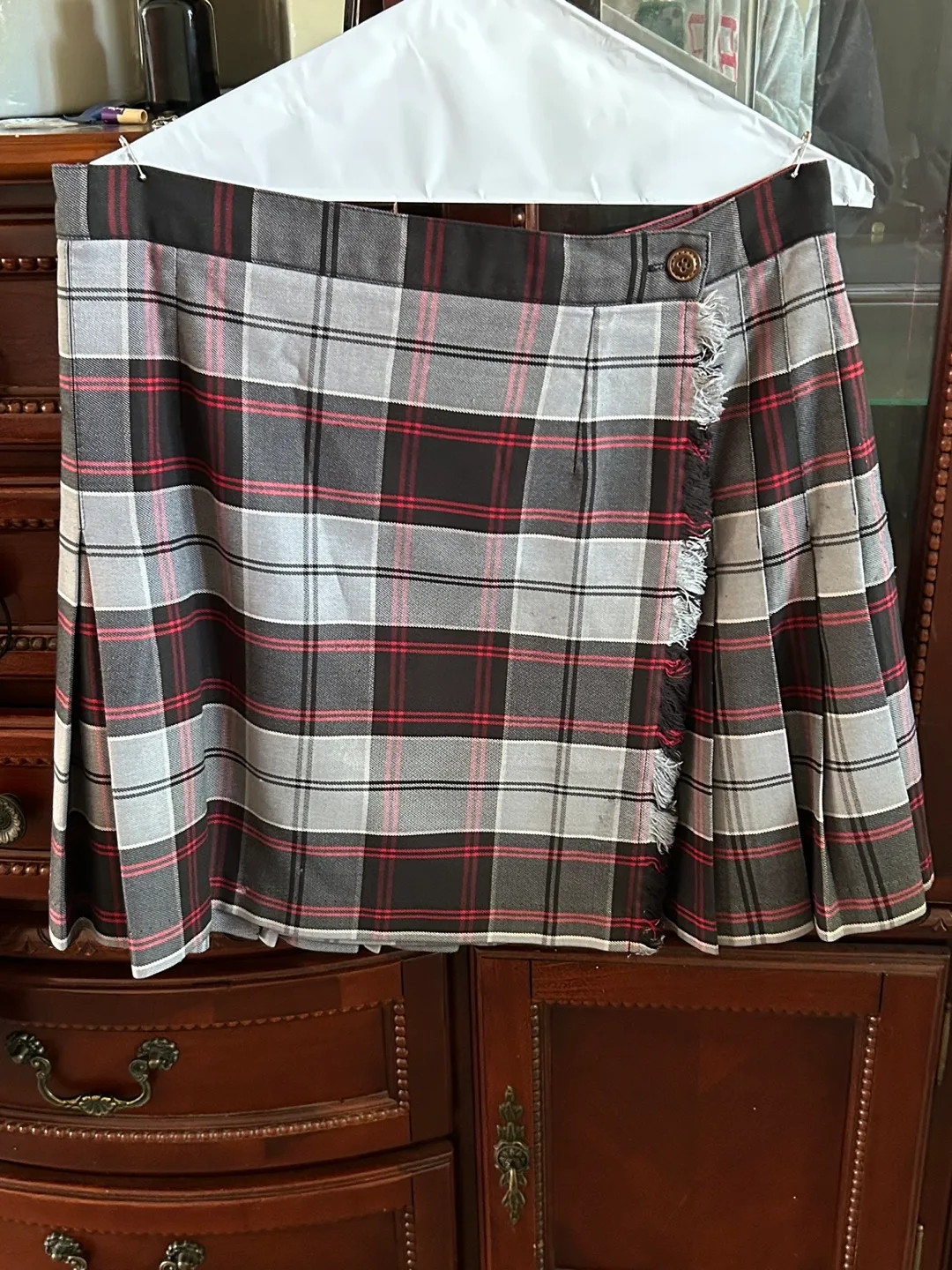 McCarthy Plaid Skirt Size 34 thumbnail