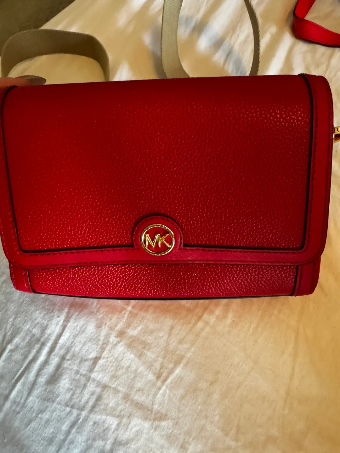 Michael Kors Red Crossbody Bag thumbnail