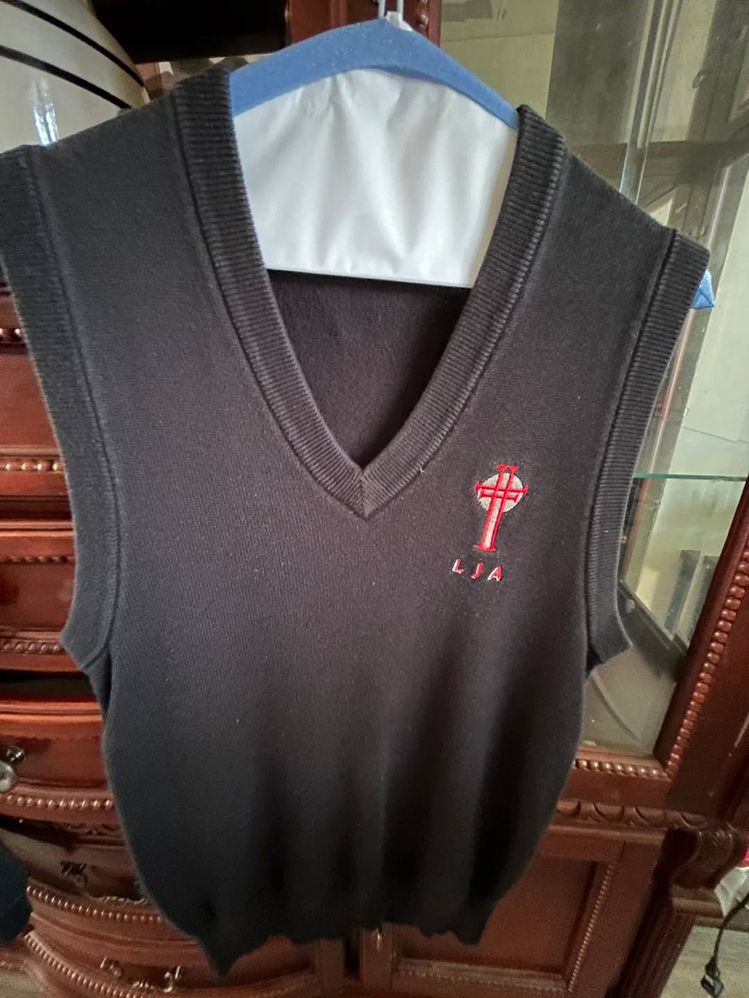Father Leo J Austin McCarthy Black Sweater Vest - Size XS thumbnail