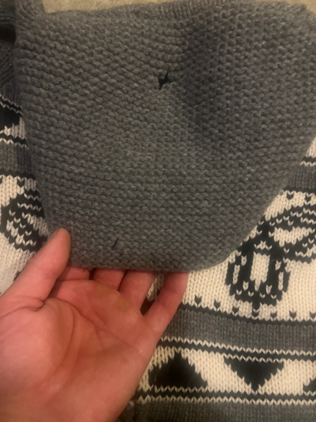 TNA Grey Knit Cardigan - photo 3